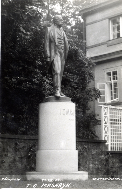 Pomník T. G. Masaryka, Jáchymov 1930