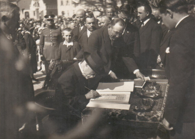 T. G. Masaryka, Holice, 1922