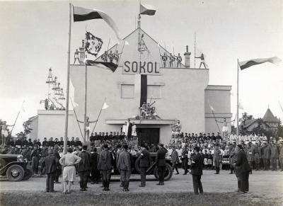 Návštěva T. G. Masaryka, Bystřice pod Hostýnem, 1928