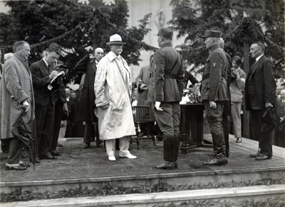 Návštěva T. G. Masaryka, Bystřice pod Hostýnem, 1928
