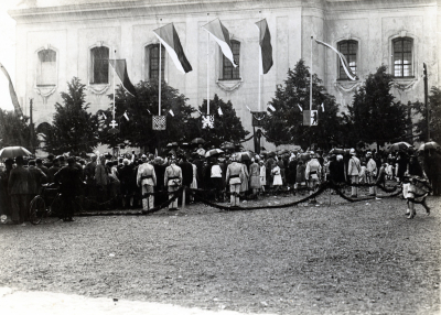 Návštěva T. G. Masaryka, Bystřice pod Hostýnem, 1928